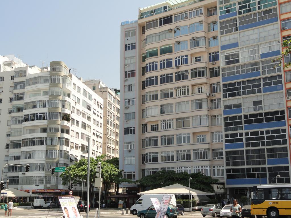 Oceanfront Copacabana Apartment Rio de Janeiro Exterior foto