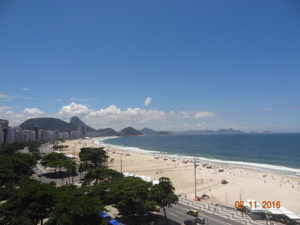 Oceanfront Copacabana Apartment Rio de Janeiro Exterior foto